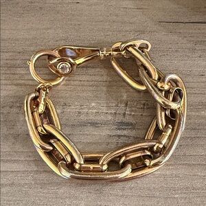 Henri Bendel Rose Gold Chain Link Bracelet